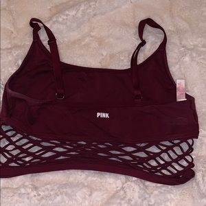 Victoria secret bralette - size large - maroon